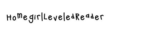 HomegirlLeveledReader