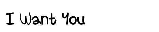 I Want You