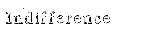 Indifference