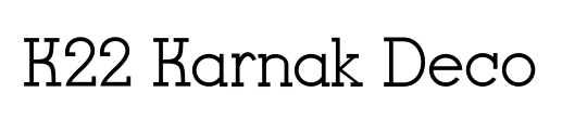 K22 Karnak Deco