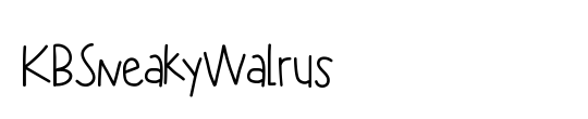 KBSneakyWalrus