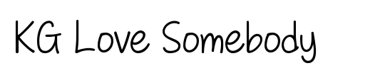 KG Love Somebody