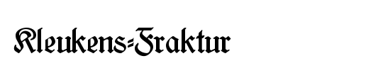 Kleukens-Fraktur