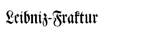 Leibniz-Fraktur