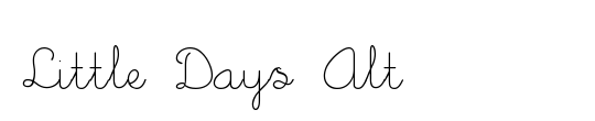 Little Days Alt