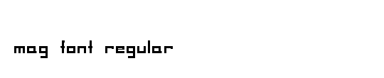 MAG Font