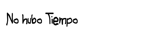 No hubo Tiempo