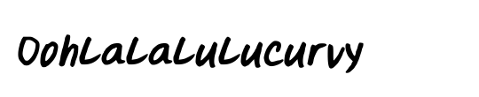 Oohlalalulucurvy