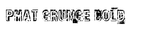 Phat Grunge Bold