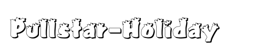 Pullstar-Holiday