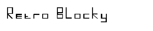 Retro Blocky