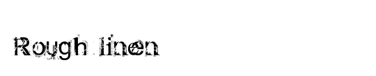 Rough linen