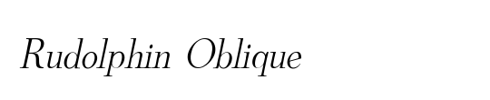 Rudolphin Oblique
