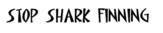 STOP SHARK FINNING