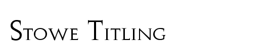Stowe Titling