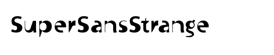SuperSansStrange