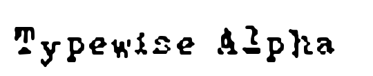 Typewise Alpha
