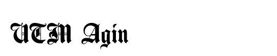 UTM Agin