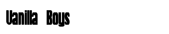 Vanilla Boys