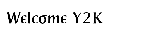 Welcome Y2