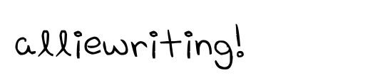 alliewriting!