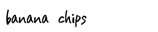 banana chips