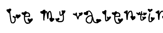be my valentine