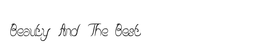 Beauty And The Best