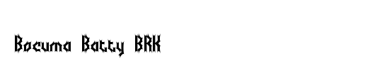 Bocuma Batty BRK