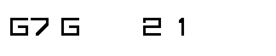 G7 Gradius2(1 byte font)