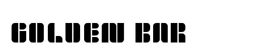 golden bar