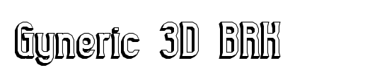 Gyneric 3D BRK