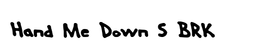 Hand Me Down S (BRK)