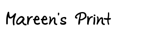 Mareen's Print