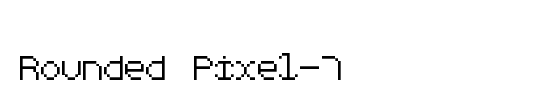Rounded Pixel-7