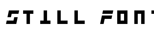 Still Font