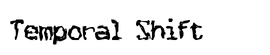 Temporal Shift