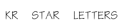 KR Star Letters