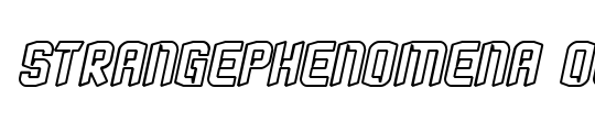 StrangePhenomena outlined