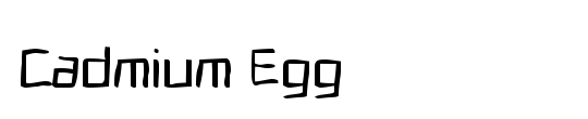 Cadmium Egg