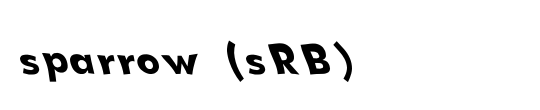 sparrow (sRB)