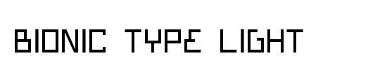 Bionic Type Light