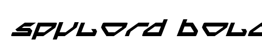 Spylord Bold Italic