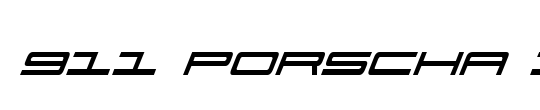 911 Porscha Italic