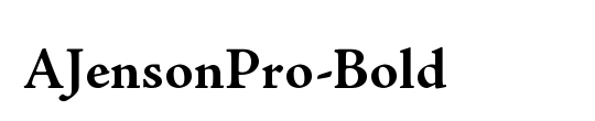 Adobe Jenson Pro