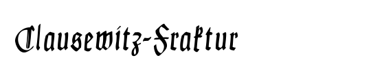 Clausewitz-Fraktur