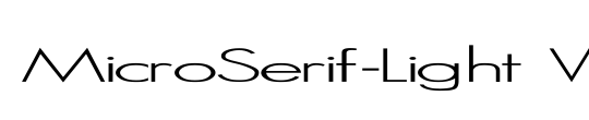 MicroSerif-Light Wd