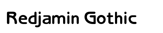 Redjamin Gothic