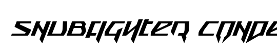 Snubfighter Condensed Italic