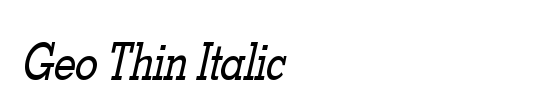 Geo Thin